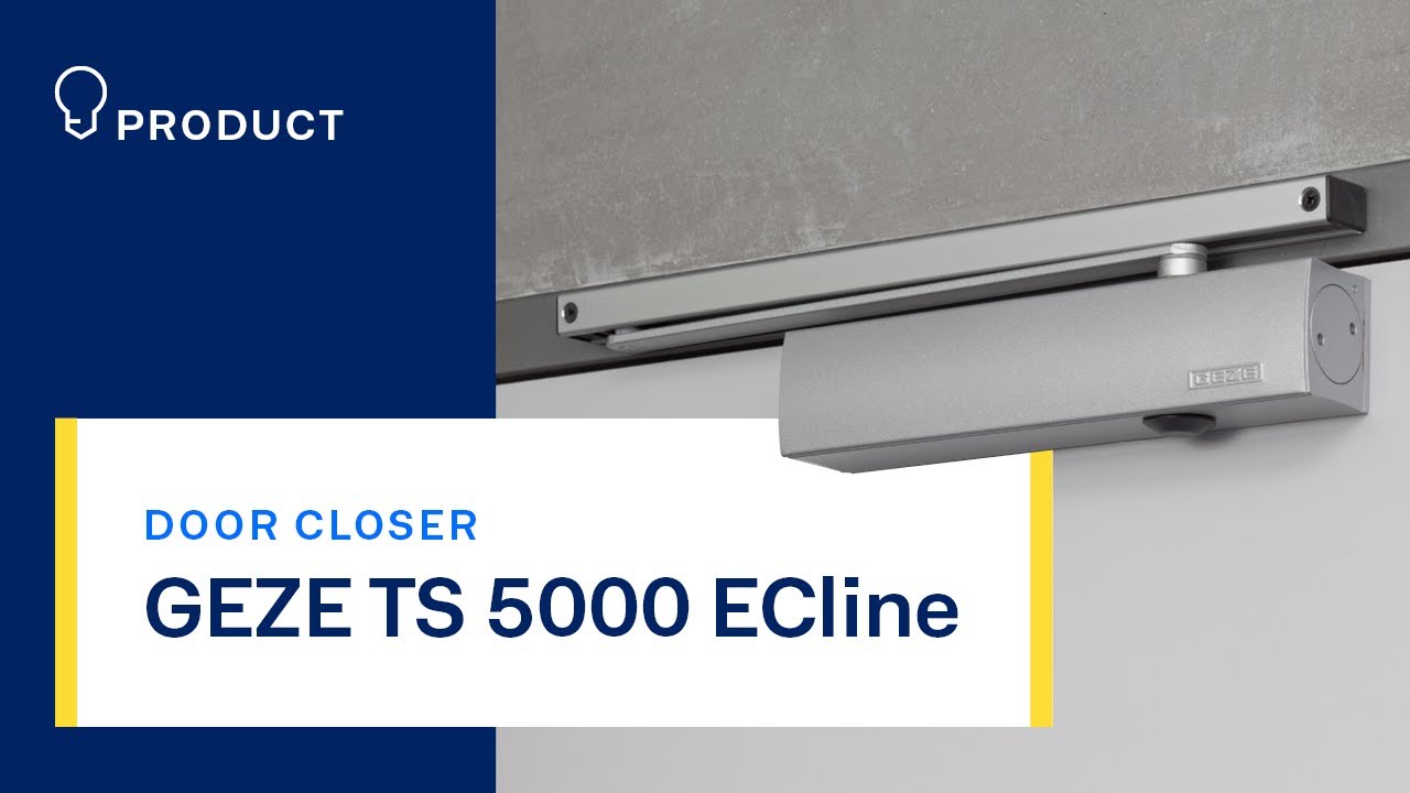 GEZE TS 5000 Ecline: bovenliggende deurdrangers met openingsondersteuning GEZE TS 5000 Ecline: bovenliggende deurdrangers met openingsondersteuning
